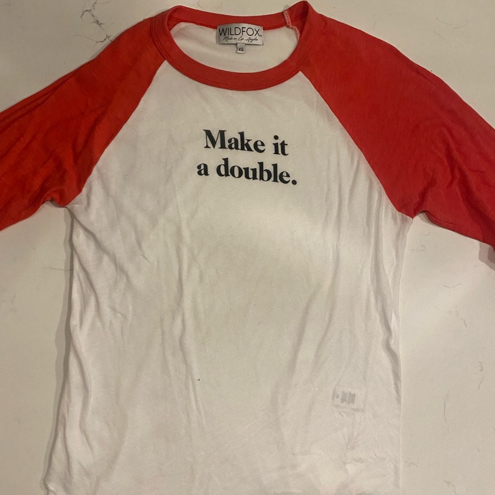 Wildfox Baseball Tee - image 1